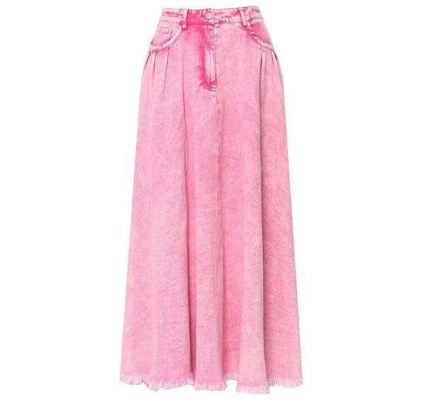 “AMI” DENIM MAXI SKIRT